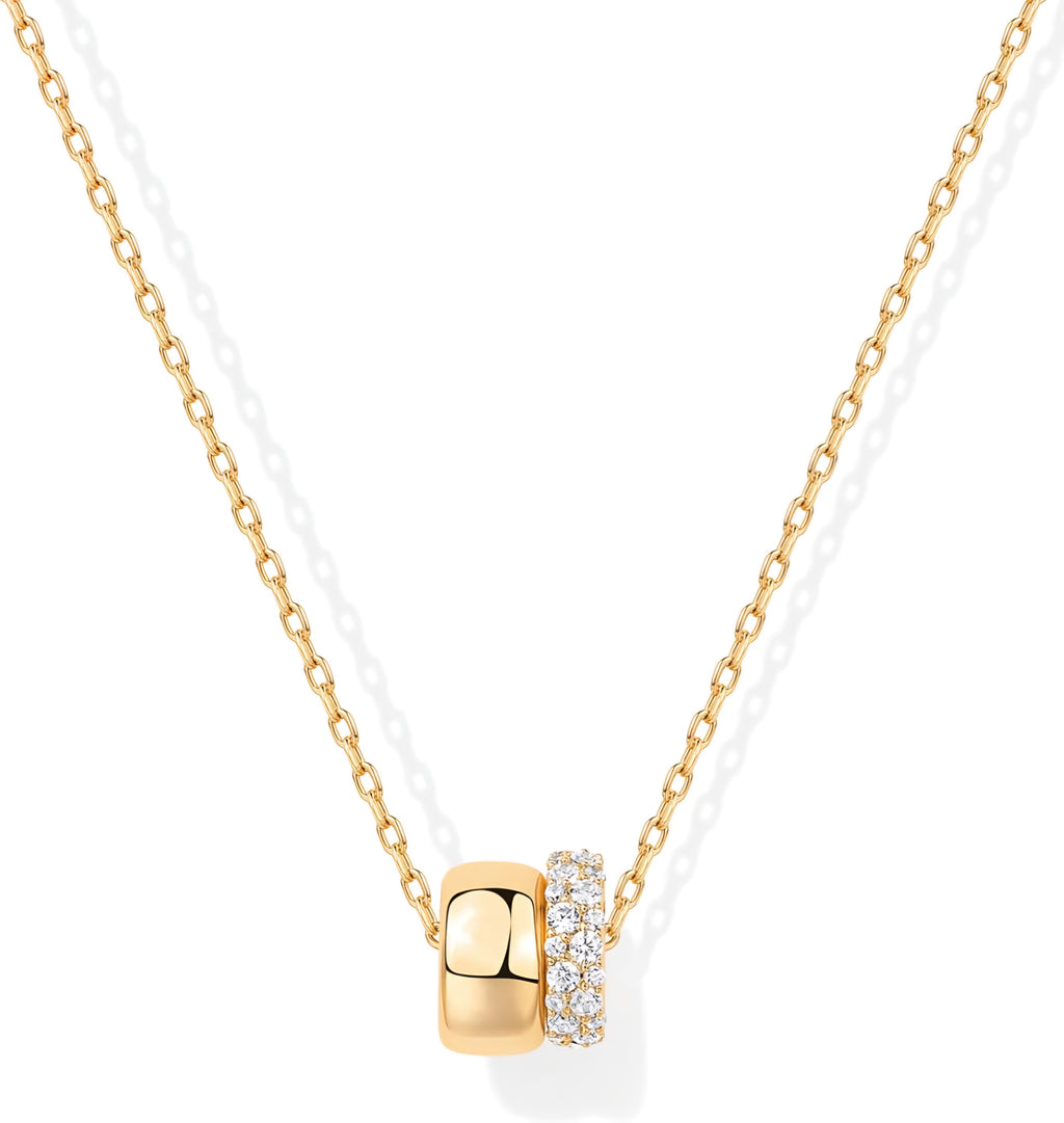 Gold Plated Cubic Zirconia Necklace