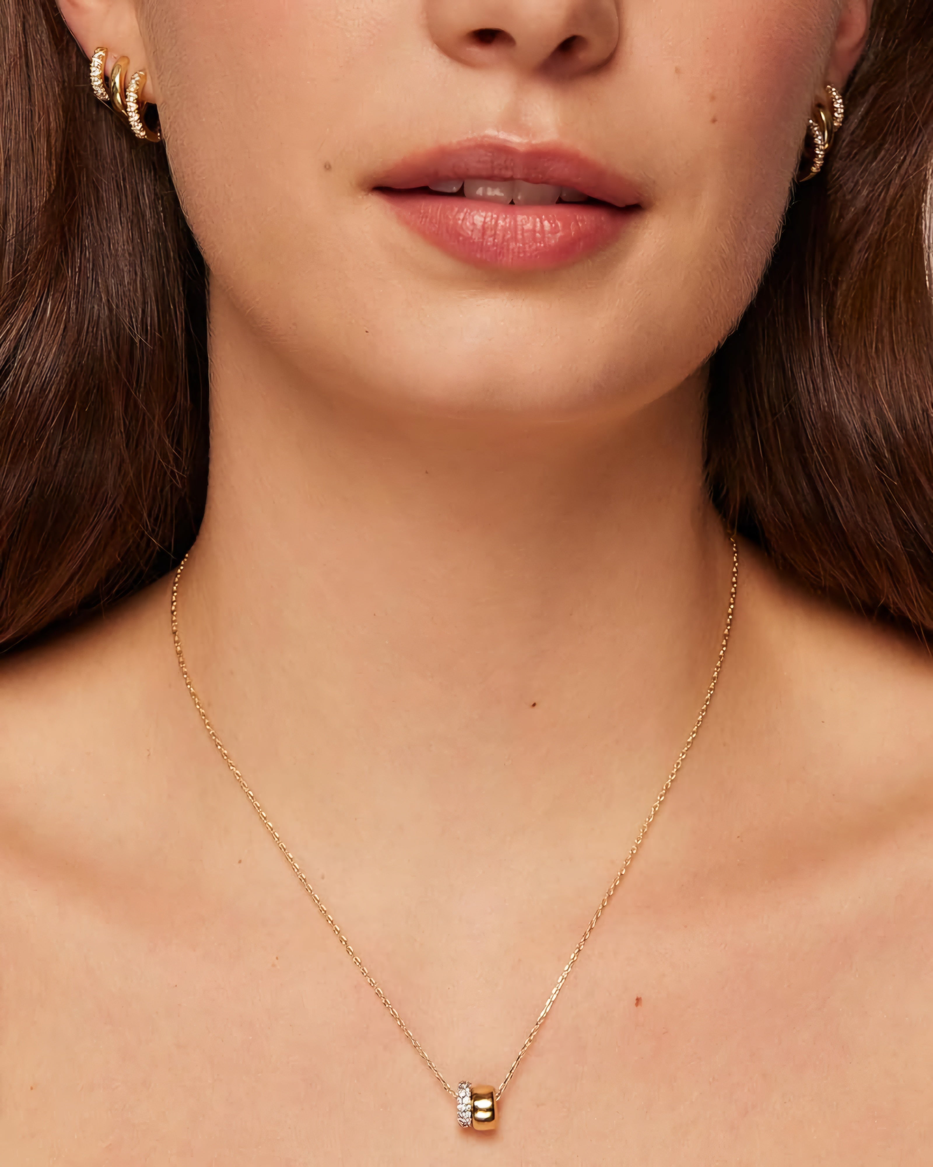Gold Plated Cubic Zirconia Necklace